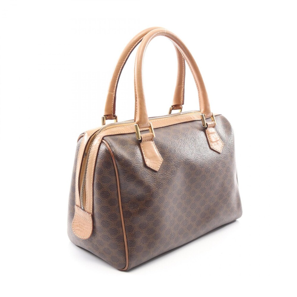 Celine Macadam Handbag Canvas Leather #272950C43B - Picture 2 of 11